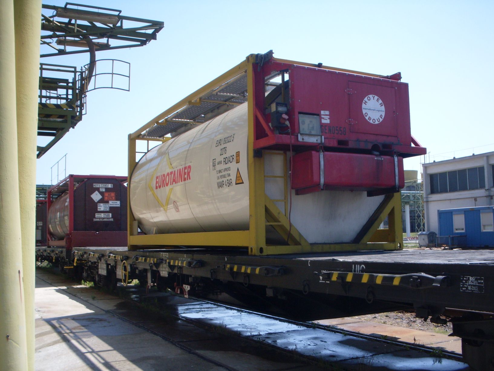 Tartálykonténer tisztítás, tömörségi próba